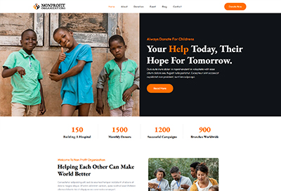 Nonprofit Organizations HTML Template