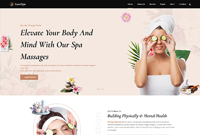 Spa Responsive HTML Template