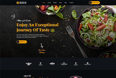 Dining & Restaurants HTML Template
