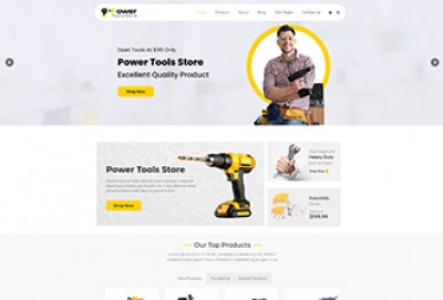 Power Tools Store Wordpress Theme