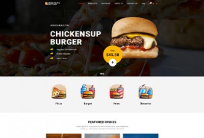 Online Pizza Ordering And Fast Food Wordpress Theme