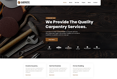 Carpentry Services HTML Template
