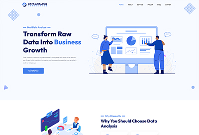 Data Analysis & Consulting HTML Template