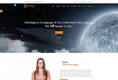 Horoscope And Astrology WordPress Theme