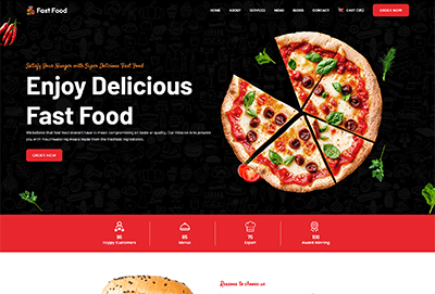 Fast Food HTML Template